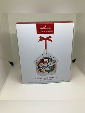 Hallmark Ornament Gnome For Christmas 5th Anniversary 2025